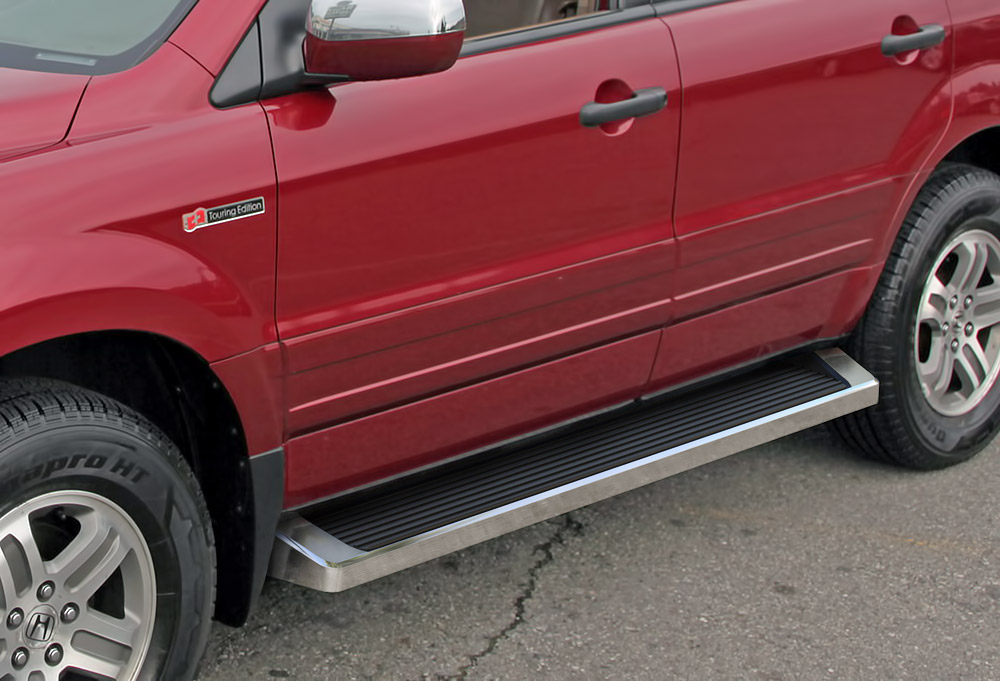 eBoard Running Boards Aluminum 6" Fits 20032008 Honda Pilot 20022004