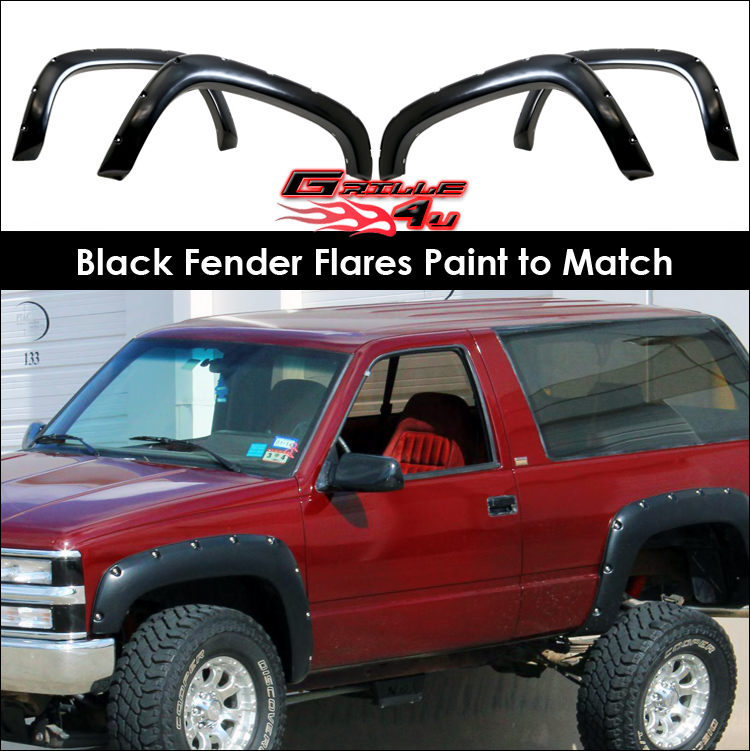 Offroader Socket Style Fender Flares For 19881998 Chevy/GMC C/K 1500 eBay