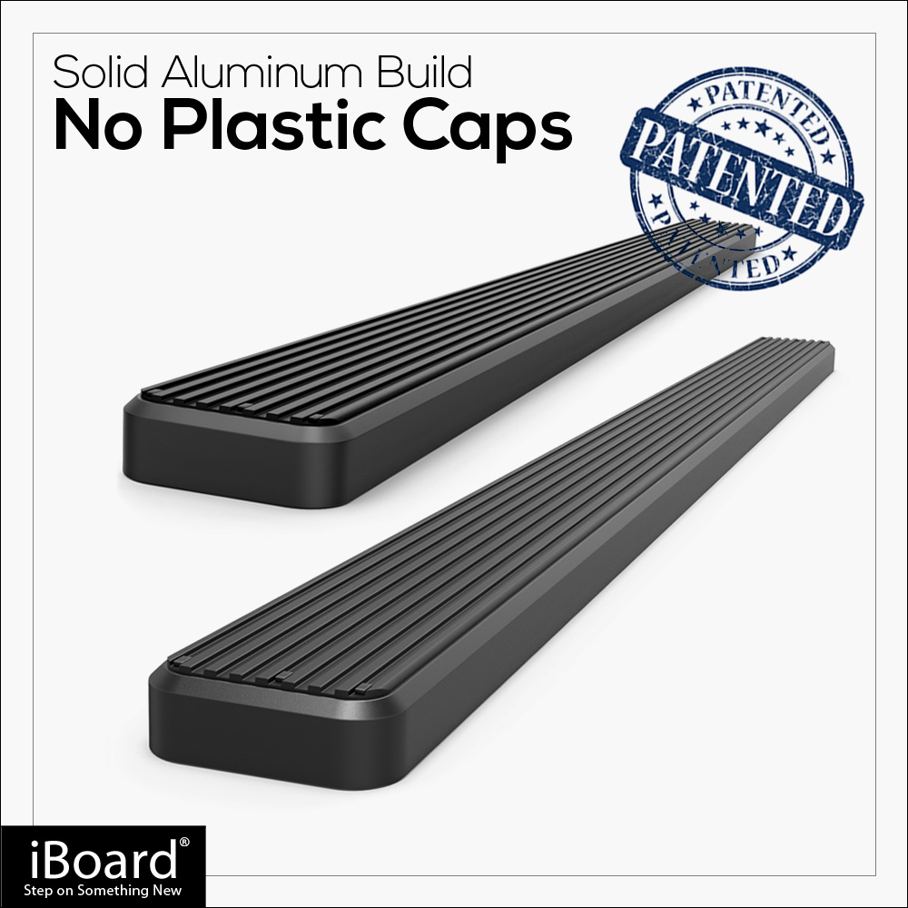 5/" Black eBoard Running Boards For 07-18 Chevy Silverado//GMC Sierra Regular Cab