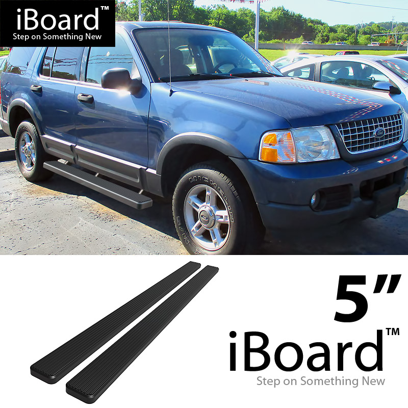 5 Black Eboard Running Boards Fit Ford Explorer 4 Door 02 05 For