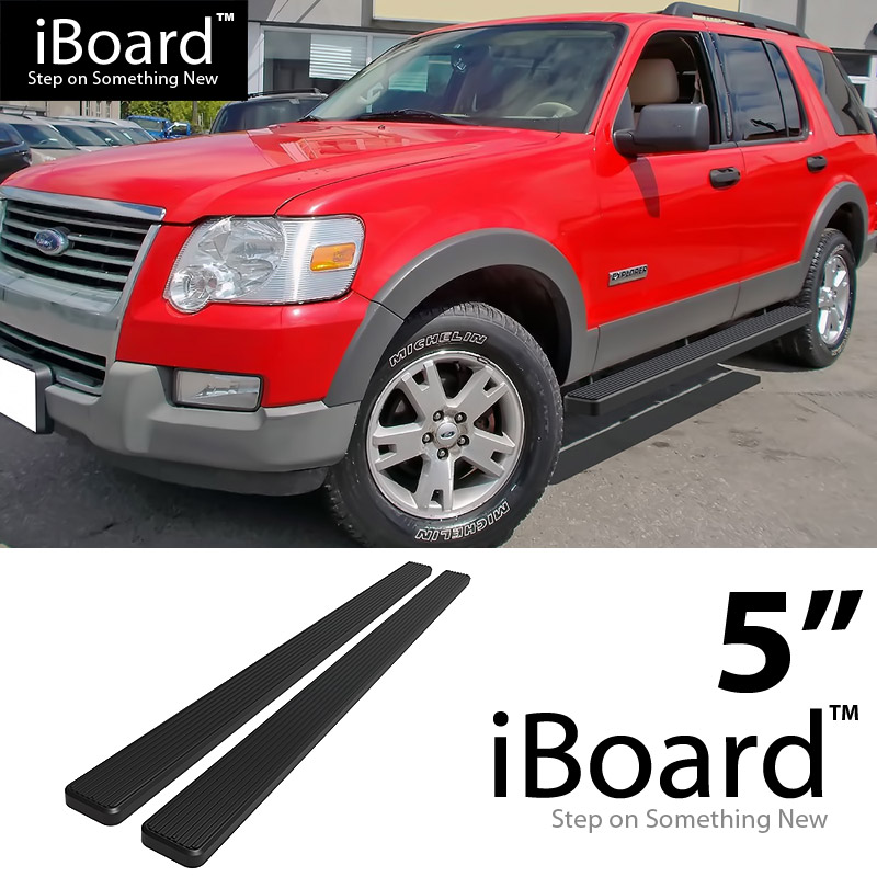6/" Black eBoard Running Boards Fit Ford Explorer 4-Door 06-10
